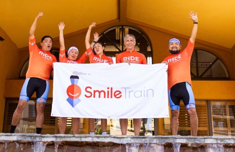 Ride for smile train participants